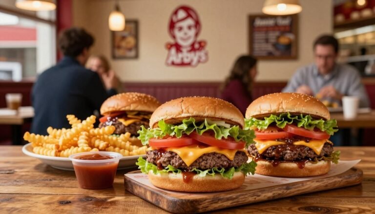 arby's burger menu