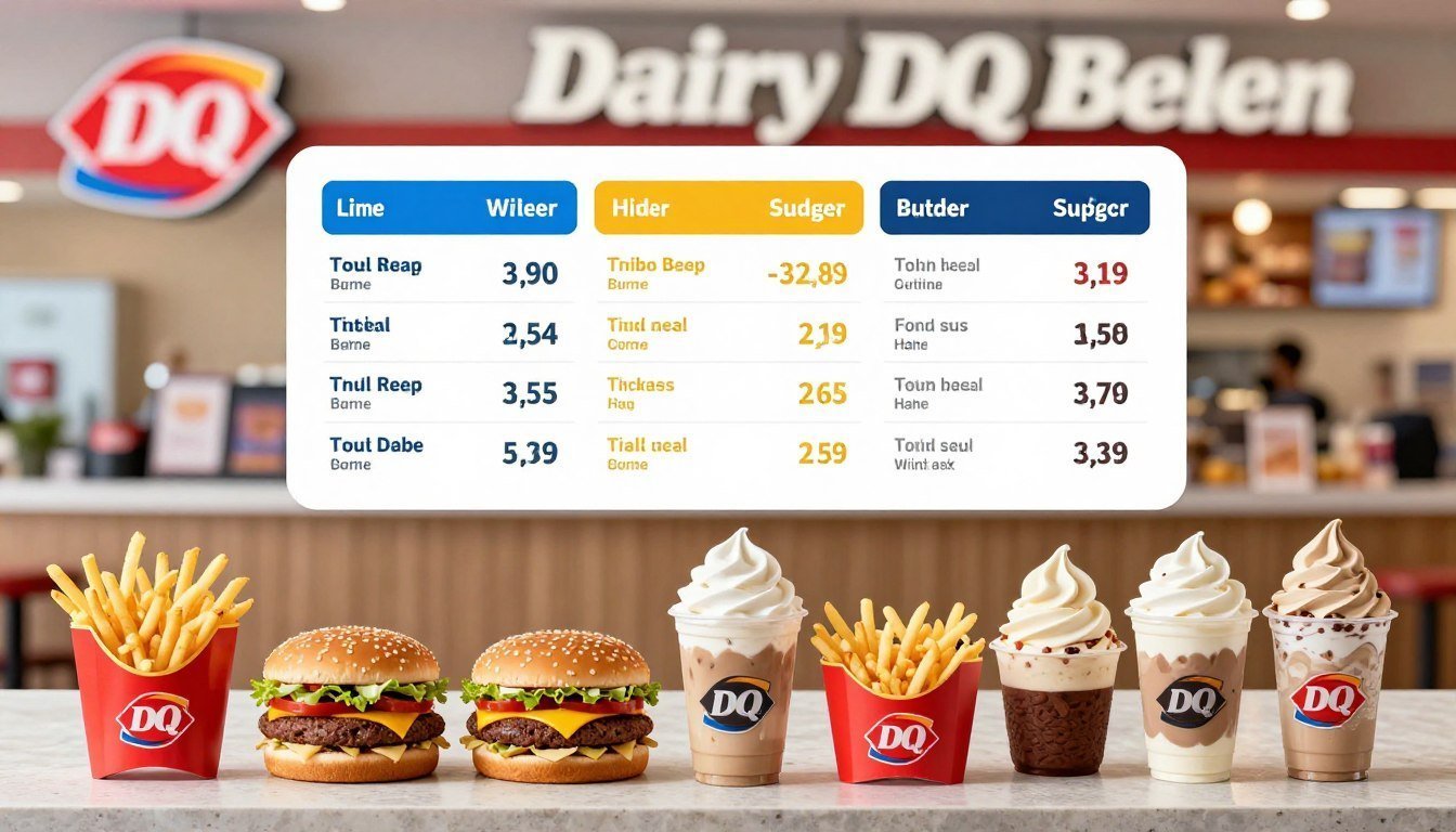 dairy queen menu nutrition