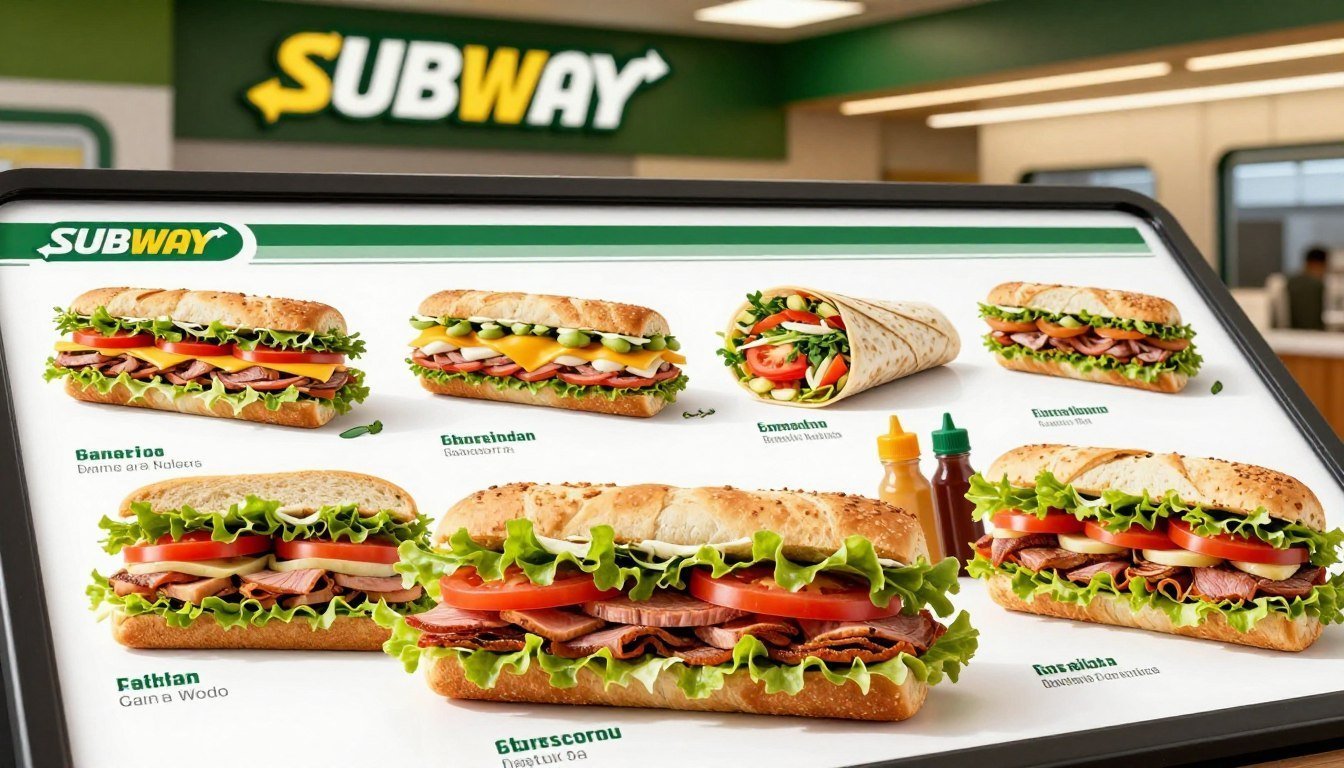 subway classic menu