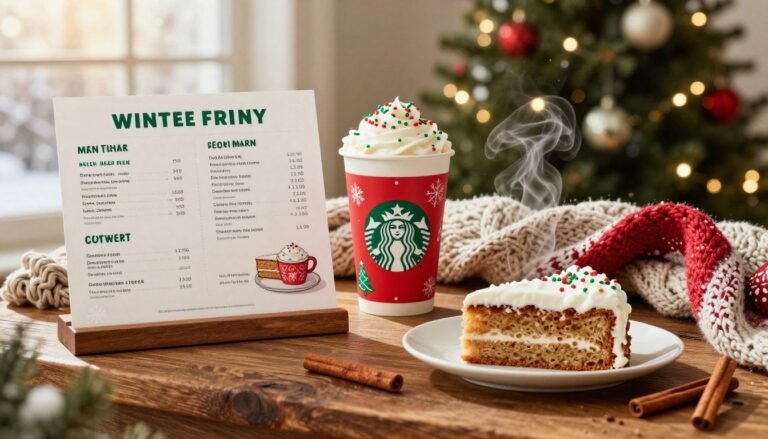 starbucks winter menu