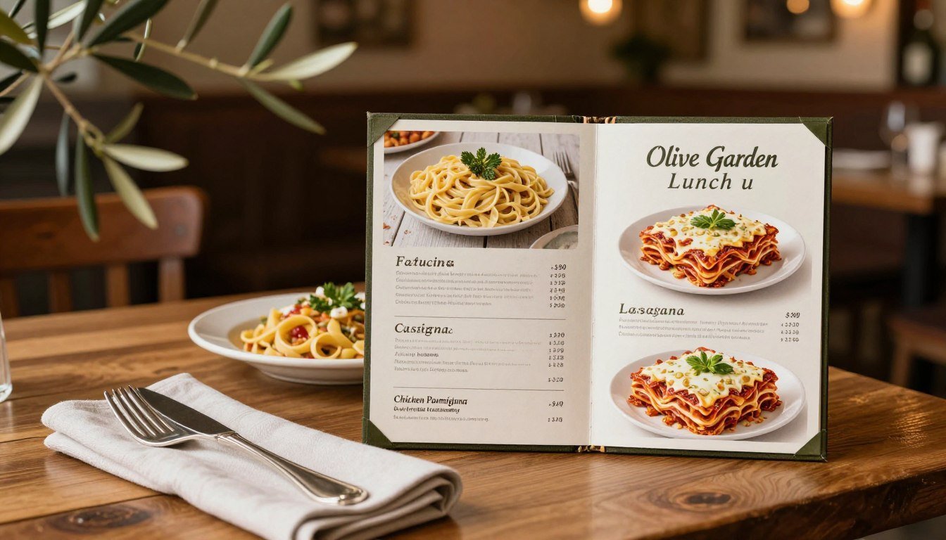 Olive Garden Lunch Menu with Prices